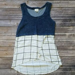 Anthropology Deletta Hi-Low tunic